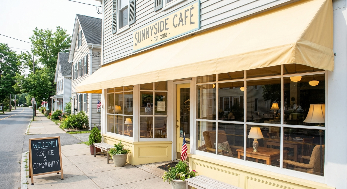 Evangelical Christian singles on a coffee date — meeting places illustration